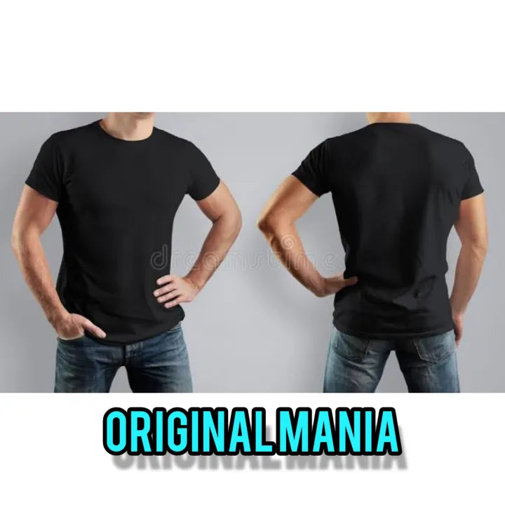 Plain black t-shirt
