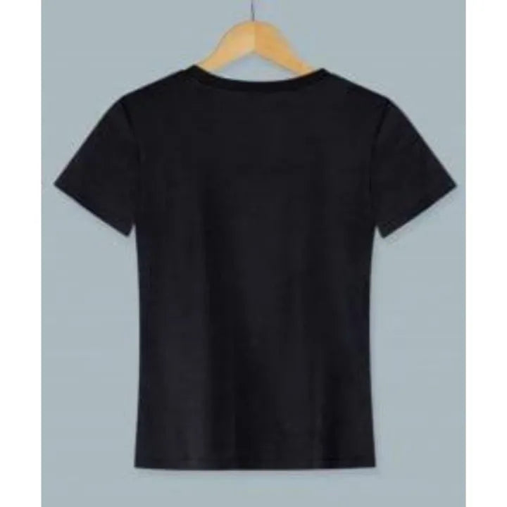 Plain black t-shirt