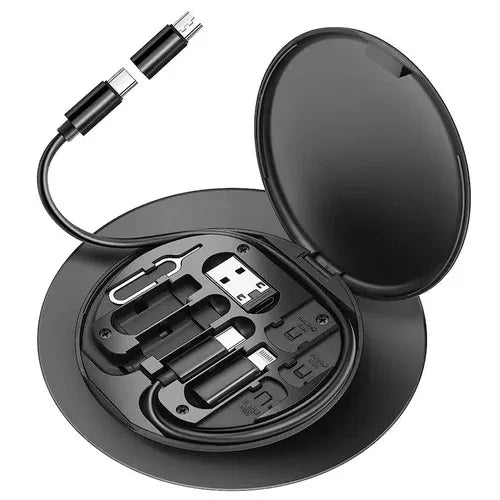 Multi Function Data Cable Mobile Phone Holder Storage Box